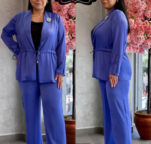 JACKET WITH DRAWSTRING AND MATCHING PANTS