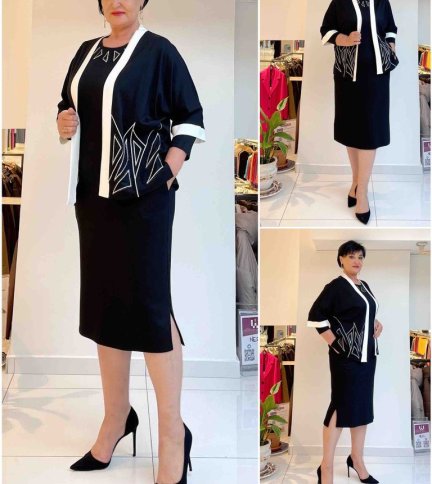 MIDI DRESS WITH MATCHING JACKET