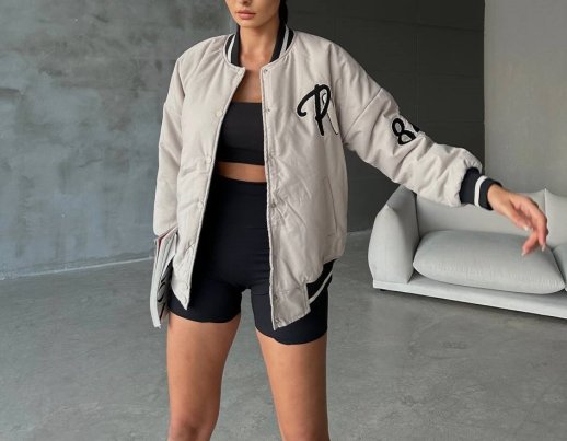 BASEBALL STYLE JACKET